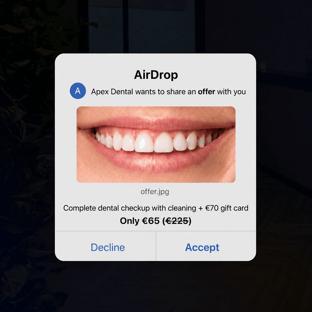 Apex Dental AirDrop offer static