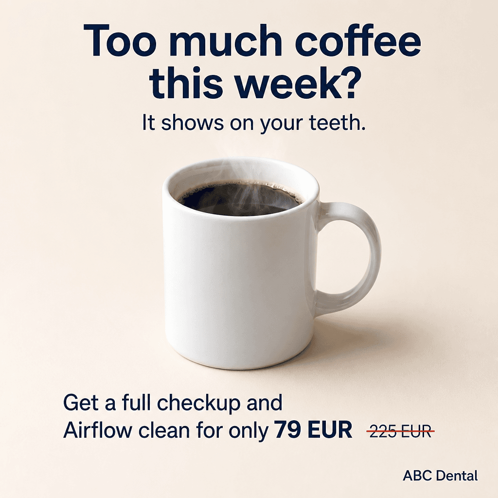 ABC Dental coffee stain Airflow ad