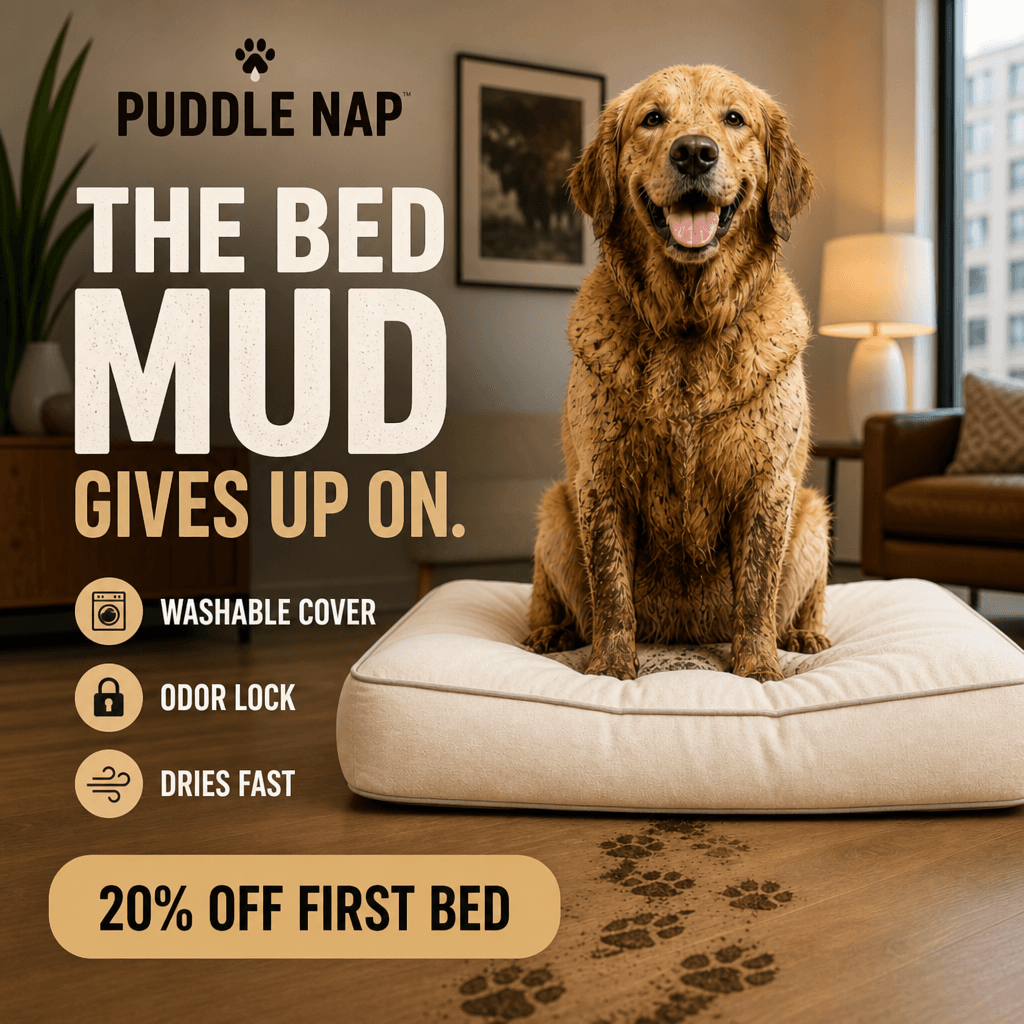 Puddle Nap dog bed static